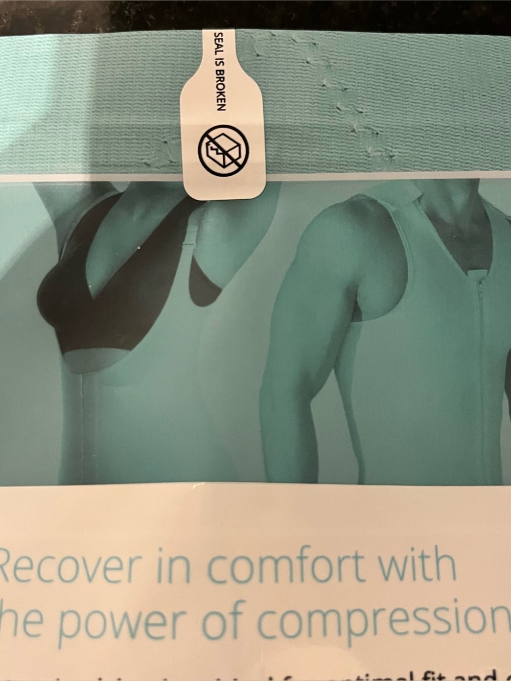Post-surgical XL compression garment by Marena Recovery - Girdle with Suspenders - Picture 6 of 8